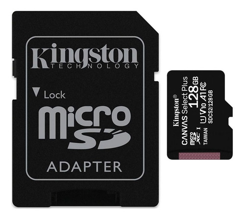 Memoria MicroSD Kingston 128 GB CANVAS SELECT PLUS