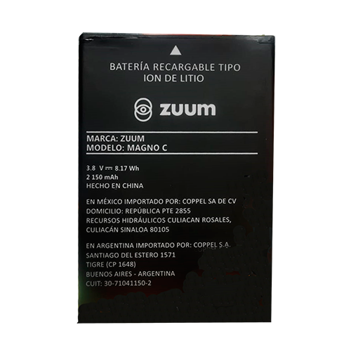 bateria ZUUM MAGNO C para ZUUM  MAGNO C 