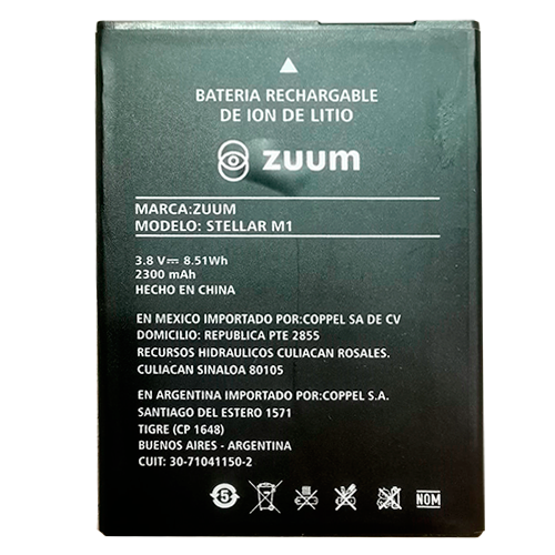 bateria ZUUM STELLAR M1 para BLU  BOLD C6 
