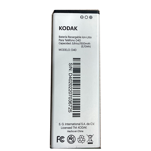 bateria KODAK  D40
