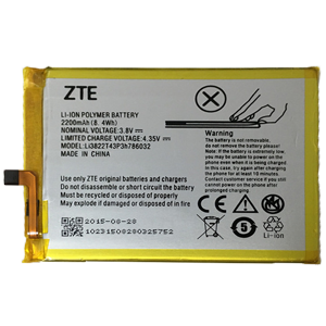 Batería Marca ZTE Li-Ion 3.8 V. 2200 mAh para celular Blade V6