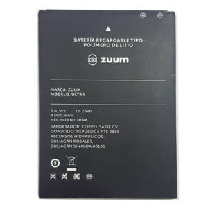 Batería Lí-íon 3.8 V 4000 mAh Para modelo de Teléfono ultra.