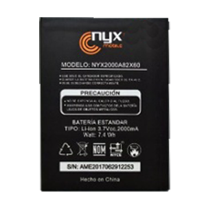 bateria NYX NYX2000A82X60