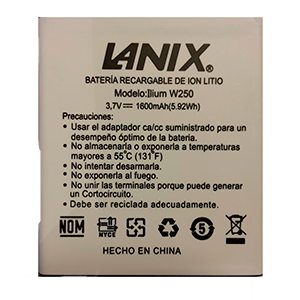 bateria Lanix W250