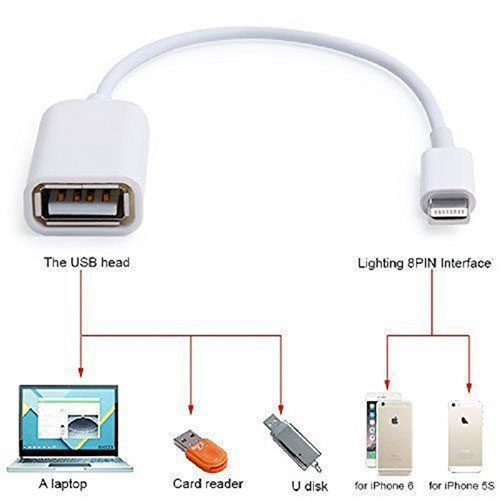 cable Celularya  OTG IPHONE