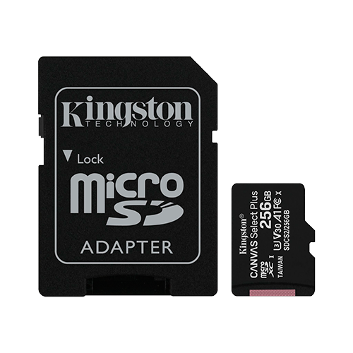 Memoria MicroSD Kingston 256 GB CANVAS SELECT PLUS