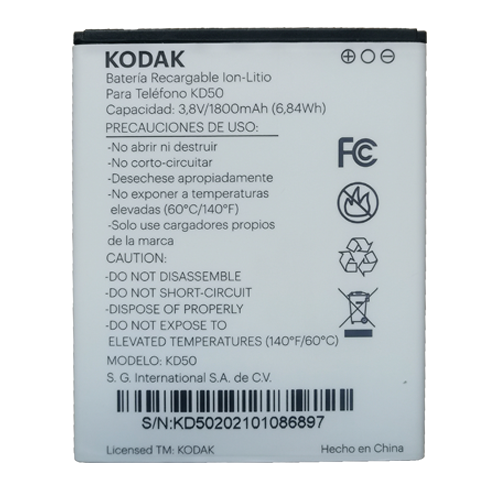 bateria KODAK KD50 para KODAK  KD50 