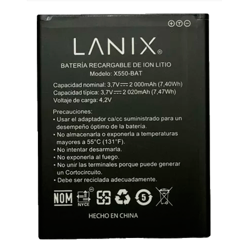 bateria Lanix X550 para ZUUM  ULTRA Z 