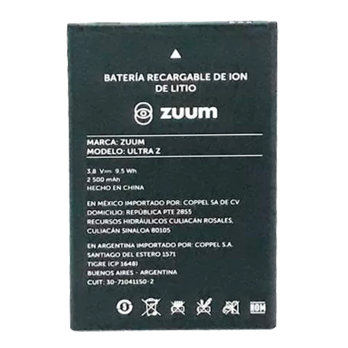 bateria ZUUM ULTRA Z