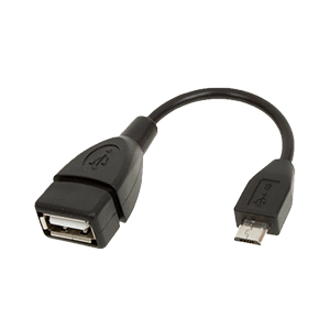 Cable USB OTG (On-The-Go) 20 cm longitud, permite a los dispositivos con puertos USB más flexibilidad en la gesti...
