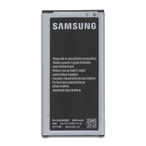 Batería de LI-ION 3.7V 2800 mAh para teléfonos marca Samsung, modelo Galaxy S5.