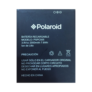 Batería Lí-ion  3.8 V 2000 mAh celular marca Polaroid modelo Pspc505 Cosmo 3 G