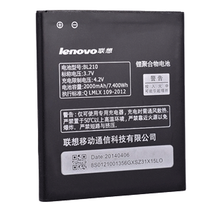 Batería Li-íon 3.7 V 2000 mAh para teléfonos celulares marca Lenovo modelos:
A606,
S820,
S820E,
A77...